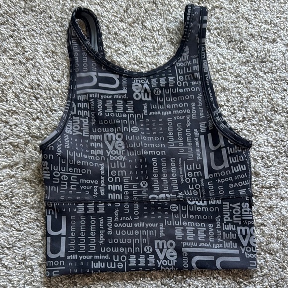 Lululemon Black and Gray tank - Picture 1 of 2